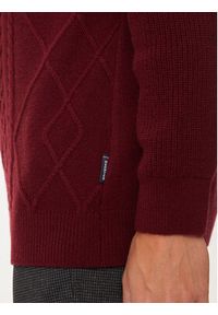 Hechter Paris Golf 65019 142814 Czerwony Regular Fit. Typ kołnierza: golf. Kolor: czerwony. Materiał: wełna #2