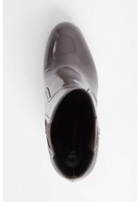 Casadei - Botki skórzane CASADEI. Materiał: lakier, skóra. Obcas: na platformie #2