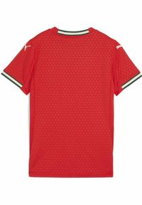 Puma - Damska koszulka domowa Portugalia 2025 PUMA Sport Red Sugared Almond Beige. Kolor: czerwony, wielokolorowy, beżowy