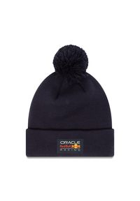 RED BULL - Maska z pomponem New Era Essential Red Bull F1. Kolor: niebieski. Sezon: zima