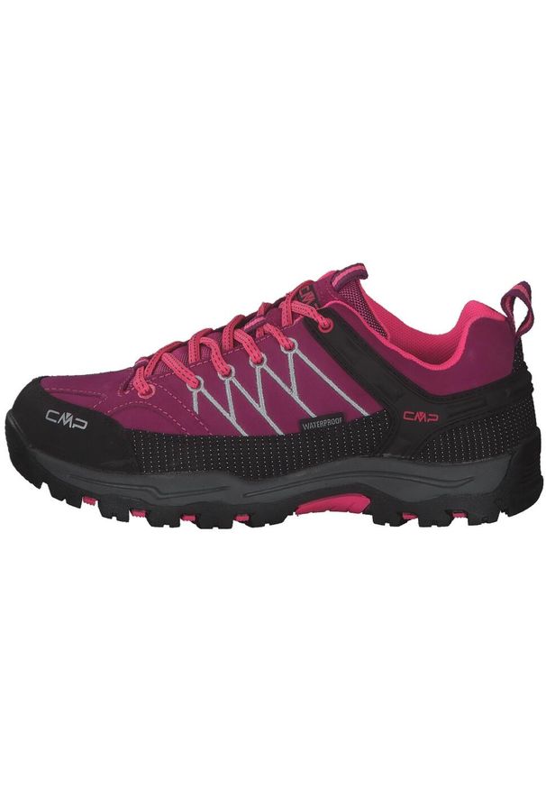 Buty juniorskie CMP Rigel Low Wp. Kolor: różowy. Styl: sportowy. Sport: turystyka piesza