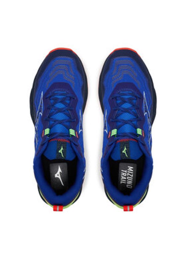 Mizuno Buty do biegania Wave Daichi 9 J1GJ2571 Niebieski. Kolor: niebieski. Materiał: materiał. Model: Mizuno Wave
