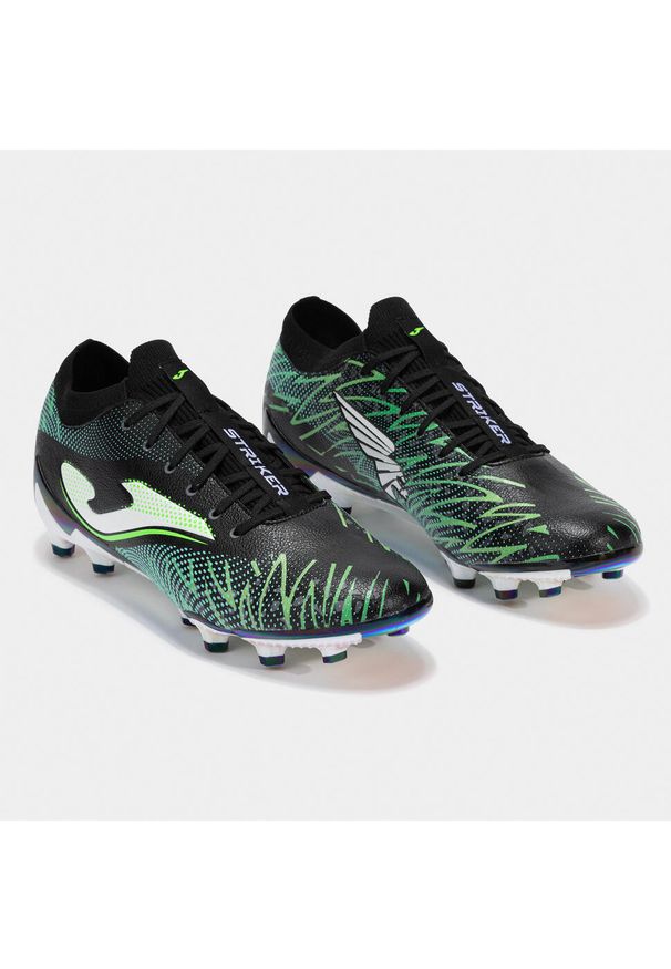 Buty piłkarskie męskie Joma Striker Top FG. Kolor: wielokolorowy, czarny, zielony. Sport: piłka nożna