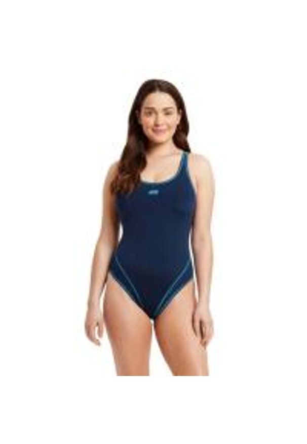 ZOGGS - Zoggs Wire Masterback Swimsuit - Granatowy - Rozmiar 36. Kolor: niebieski, wielokolorowy