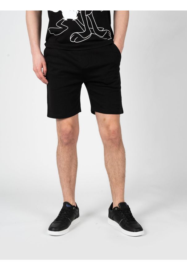 Iceberg Szorty | D0206300 | Mężczyzna | Czarny. Okazja: na co dzień. Kolor: czarny. Materiał: bawełna. Sezon: lato. Styl: casual