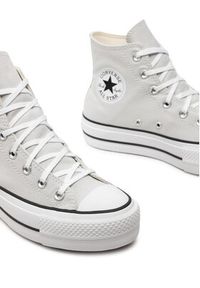 Converse Trampki Chuck Taylor All Star Lift Platform Hi A08287C Szary. Kolor: szary. Materiał: materiał. Obcas: na platformie #5
