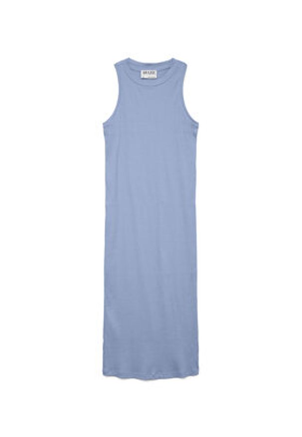 Vero Moda Sukienka letnia Lavender 10230437 Błękitny Slim Fit. Kolor: niebieski. Materiał: bawełna. Sezon: lato