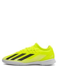 Adidas - adidas Buty X Crazyfast League Indoor Boots IF0685 Żółty. Kolor: żółty