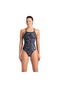 Damski kostium kąpielowy 1-częściowy Arena Escape. Kolor: czarny #1