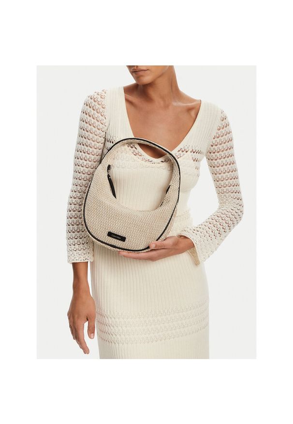 Torebka Calvin Klein. Kolor: beżowy