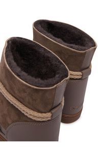 Inuikii Śniegowce Classic Wedge 1001.004.0042 Brązowy. Kolor: brązowy. Materiał: zamsz, skóra