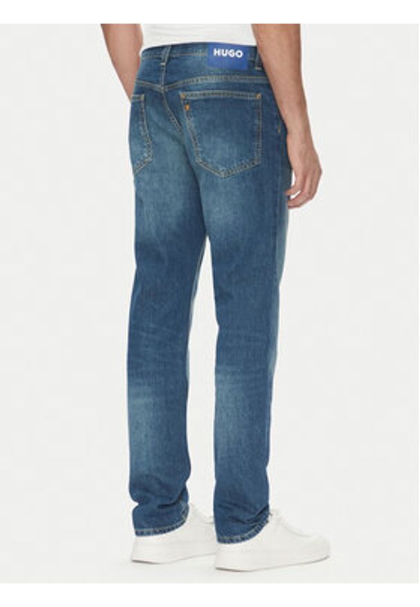Hugo - HUGO Jeansy Ash 50541564 Niebieski Slim Fit. Kolor: niebieski