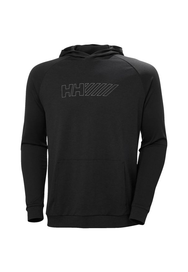 Sweter z kapturem Helly Hansen Lifa Tech Lite. Typ kołnierza: kaptur. Kolor: czarny. Materiał: skóra. Styl: sportowy