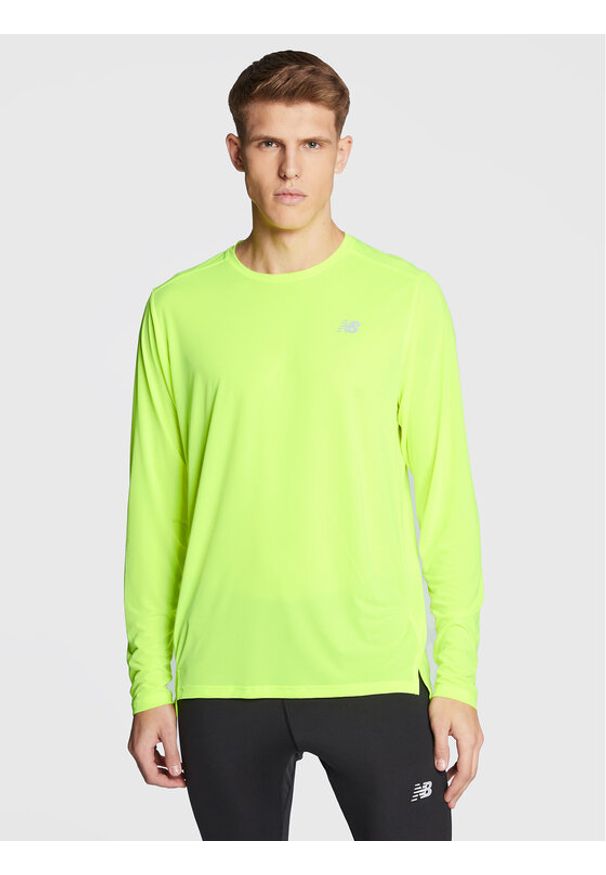 New Balance Koszulka techniczna Accelerate MT23225 Żółty Athletic Fit. Kolor: żółty. Materiał: syntetyk