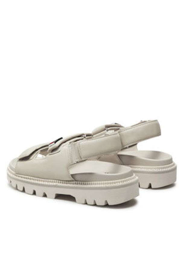 Tommy Jeans Sandały Tjw Fancy Sandal EN0EN02461 Beżowy. Kolor: beżowy. Materiał: skóra