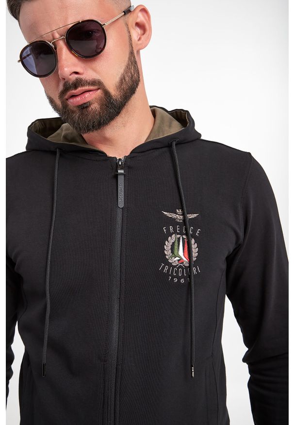 Aeronautica Militare - Bluza AERONAUTICA MILITARE. Typ kołnierza: kaptur. Wzór: haft