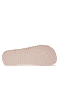 Calvin Klein Jeans Japonki Beach Sandal Flatform Logo YW0YW01092 Różowy. Kolor: różowy