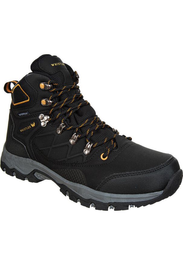 Buty trekkingowe męskie Whistler Muschic WP. Kolor: czarny, pomarańczowy, wielokolorowy