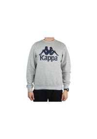 Kappa Sertum RN Sweatshirt, męska bluza. Kolor: szary. Materiał: bawełna, poliester. Sport: fitness, bieganie #1