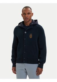 Aeronautica Militare Kurtka przejściowa 261AM1387UL00933 Granatowy Regular Fit. Kolor: niebieski. Materiał: bawełna #1
