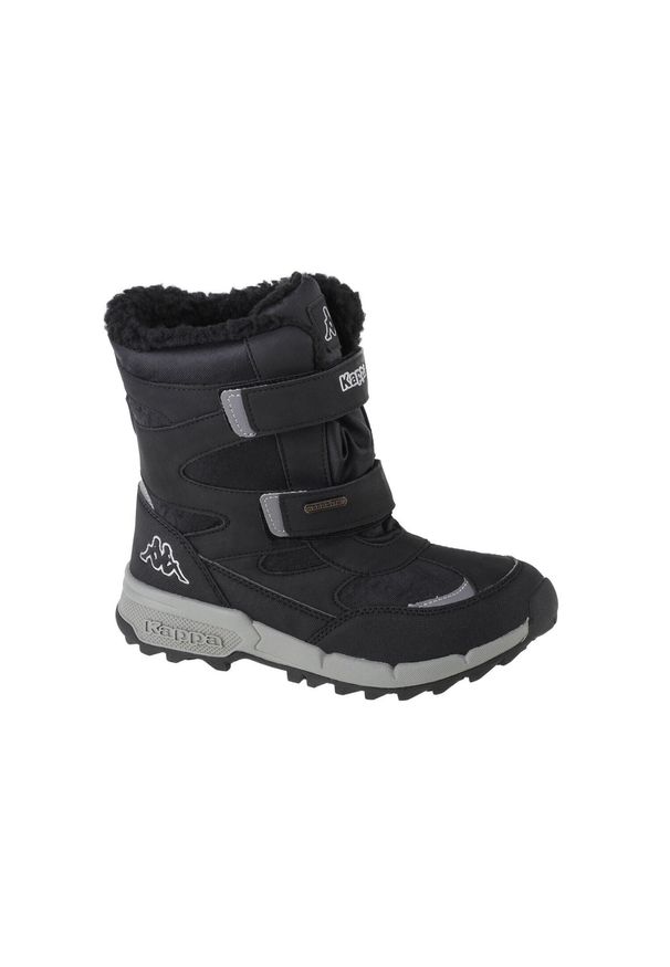 Buty zimowe chłopięce, Kappa Cekis Tex T. Kolor: czarny. Sezon: zima