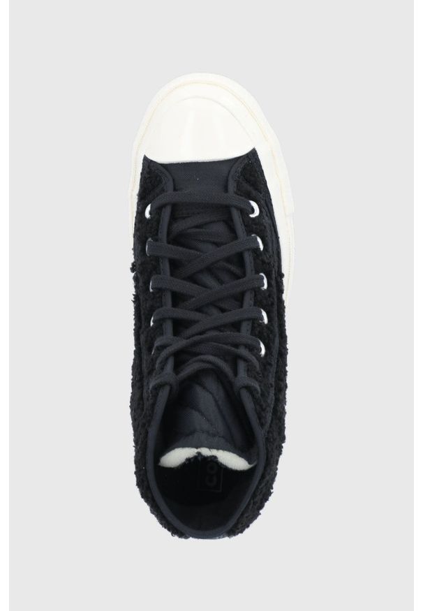 Converse - Trampki. Nosek buta: okrągły. Zapięcie: sznurówki. Kolor: czarny. Materiał: guma. Szerokość cholewki: normalna