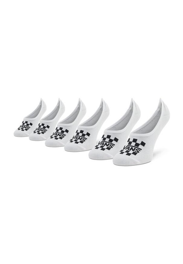 Vans Zestaw 3 par stopek męskich Classic Canoodle VN0A7S9BWHT1 Biały. Kolor: biały. Materiał: materiał