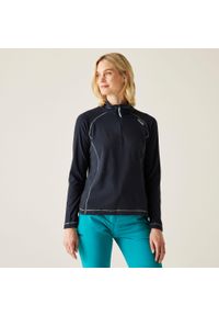 Regatta - Damski lekki polar turystyczny Montes z zamkiem błyskawicznym do połowy. Kolor: niebieski. Materiał: polar. Sport: turystyka piesza #1