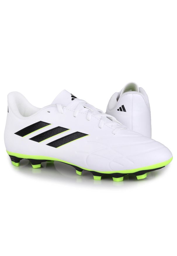 Buty męskie korki do piłki noznej Adidas COPA PURE 4 FXG. Kolor: czarny, zielony, wielokolorowy, biały