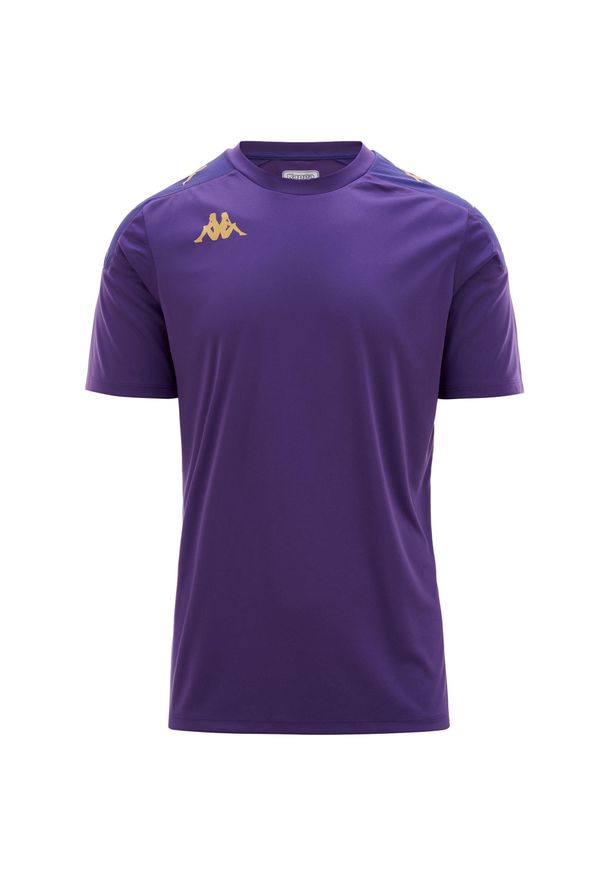 Koszulka dla dzieci Kappa Gianto. Kolor: wielokolorowy, fioletowy. Sport: piłka ręczna, fitness