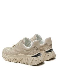 DKNY Sneakersy Laeoni K4408656 Beżowy. Kolor: beżowy. Materiał: skóra, zamsz #5