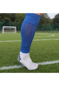 YAKIMASPORT - Getry piłkarskie niebieskie skarpety bez stóp 37-41. Kolor: niebieski. Sport: piłka nożna #1