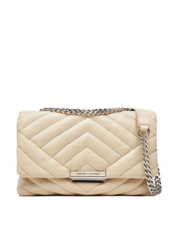 Torebka Armani Exchange. Kolor: beżowy