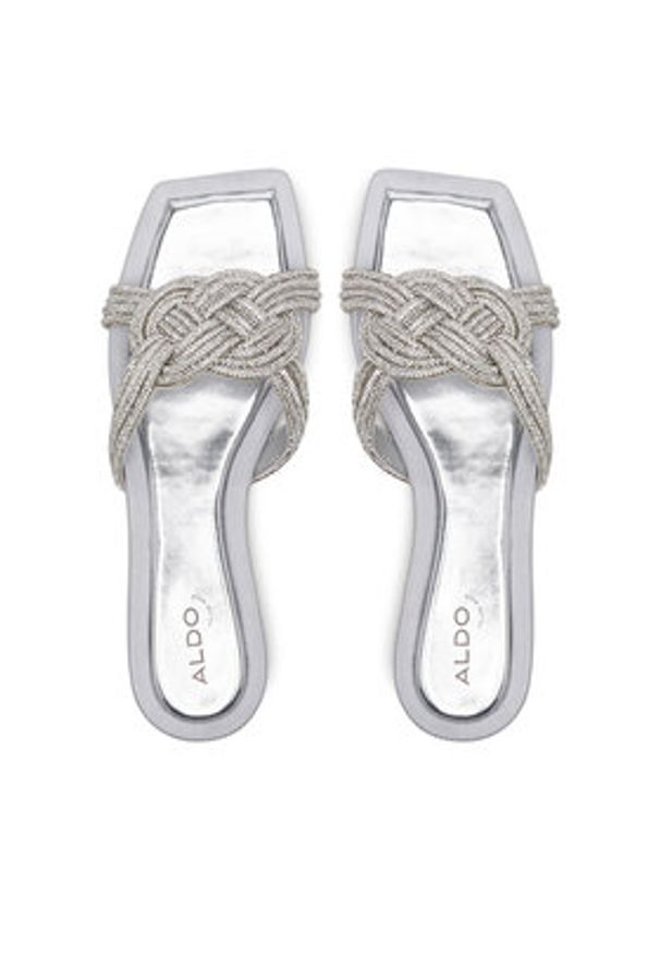 Aldo Klapki Karlina 13966766 Srebrny. Kolor: srebrny. Materiał: materiał