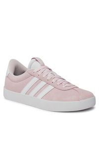 Adidas - adidas Sneakersy VL Court 3.0 ID6281 Różowy. Kolor: różowy. Materiał: zamsz, skóra #3