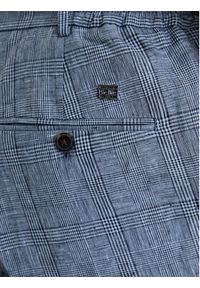 TOMMY HILFIGER - Tommy Hilfiger Spodnie materiałowe Smart MW0MW42715 Granatowy Regular Fit. Kolor: niebieski. Materiał: len #5