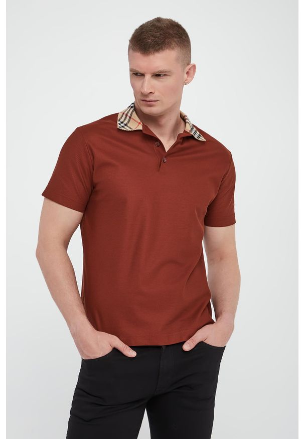 Burberry - Polo męskie BURBERRY. Typ kołnierza: polo