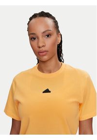 Adidas - adidas T-Shirt Z.N.E. IS3932 Żółty Regular Fit. Kolor: żółty. Materiał: bawełna, syntetyk #5