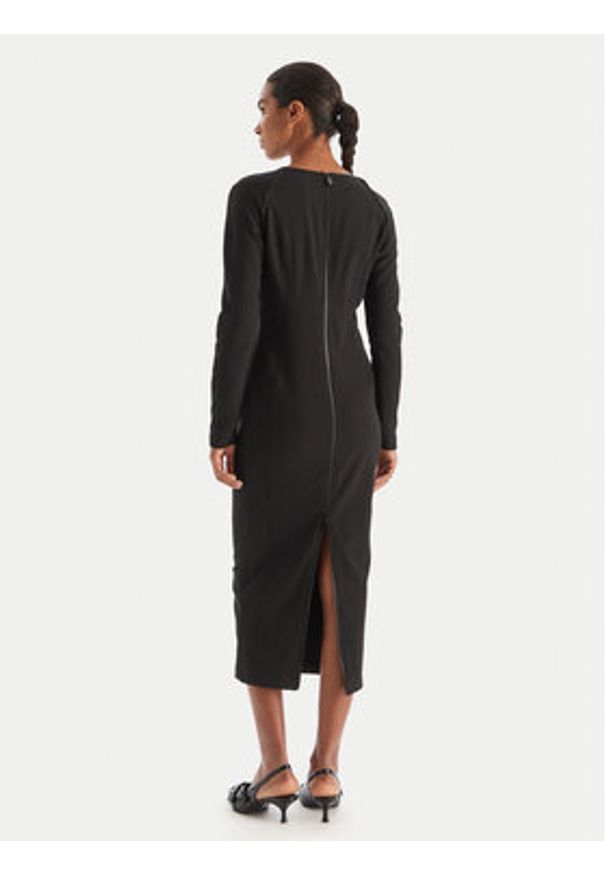 Pinko - PINKO Sukienka koktajlowa 105670 A2QV Z99 Czarny Regular Fit. Kolor: czarny. Materiał: syntetyk. Styl: wizytowy