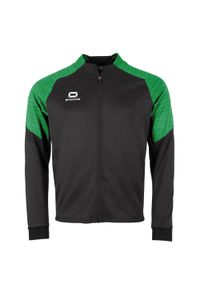 STANNO - Dziecięca bluza dresowa zapinana na zamek Stanno Bolt. Kolor: czarny, zielony, wielokolorowy. Materiał: dresówka. Sport: fitness