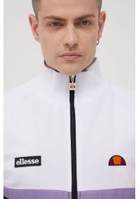 Ellesse bluza męska kolor fioletowy z aplikacją. Kolor: fioletowy. Długość rękawa: raglanowy rękaw. Wzór: aplikacja #4
