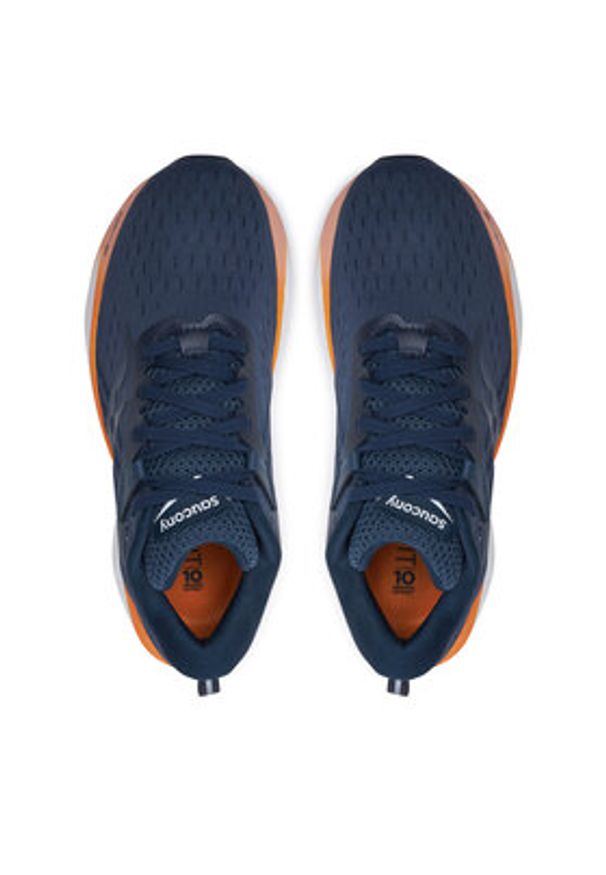 Saucony Buty do biegania Triumph 22 S10964 Granatowy. Kolor: niebieski. Materiał: materiał