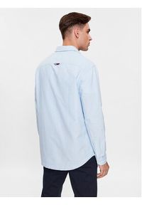 Tommy Jeans Koszula Classic Oxford DM0DM15408 Niebieski Classic Fit. Kolor: niebieski. Materiał: bawełna #5