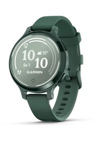 GARMIN - Garmin Lily 2 Active zielony. Rodzaj zegarka: smartwatch. Kolor: zielony. Styl: sportowy, elegancki