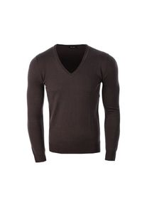 Antony Morato Sweter V-Neck | MMSW00215 | Mężczyzna | Brązowy. Okazja: na co dzień. Typ kołnierza: dekolt w serek. Kolor: brązowy. Materiał: wełna, akryl. Styl: casual