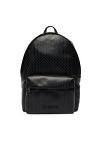 Calvin Klein Plecak Emblem Aop Coated Backpack LV04D3313G Czarny. Kolor: czarny. Materiał: materiał #1