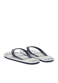 Kappa Japonki 371D2UW Blue Marine - White - Grey Lt Lead Granatowy. Kolor: niebieski. Materiał: materiał. Styl: marine #8