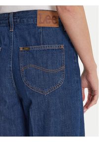 Lee Jeansy Stella 112107279 Granatowy Wide Leg. Kolor: niebieski