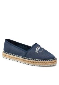 Tommy Jeans Espadryle Tjw Varsity Espadrille EN0EN02470 Granatowy. Kolor: niebieski. Materiał: materiał