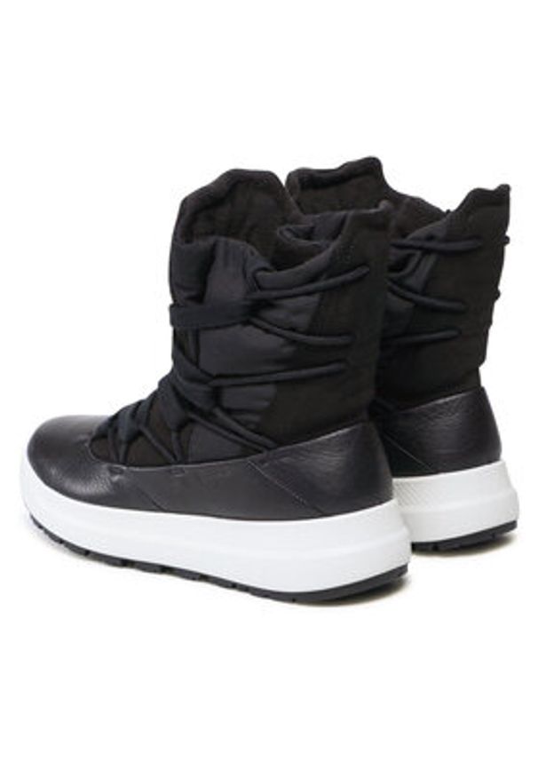 ecco - ECCO Śniegowce Solice 42016351052 Czarny. Kolor: czarny. Materiał: skóra, nubuk